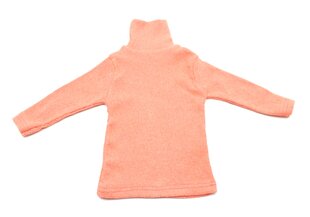 Tüdrukute kõrge kaelusega kampsun, värvus oranž hind ja info | Tüdrukute kampsunid, vestid ja jakid | kaup24.ee