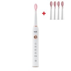 Электрическая зубная щетка MySmile One, белая, + 4 насадки цена и информация | Электрические зубные щетки | kaup24.ee