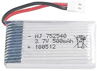 2 tükki 3.7v, 500mAh laetavad Lipo akud Rc Quadricopter Drones Syma X5 X5C X5SC X5SW, Cheerson CX-30W, Skytech M68, Wltoys F949, JJRC H5C hind ja info | Nutiseadmed ja aksessuaarid | kaup24.ee