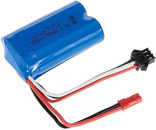 2 tk lipo aku (6,4 V 750 mAh) A959-A A969-A A979-A K929-A RC truck 16500 jaoks цена и информация | Nutiseadmed ja aksessuaarid | kaup24.ee