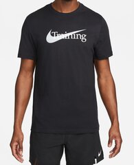 Мужская футболка Nike M NK DFC TEE SW TRAINING, черная цена и информация | Мужские футболки | kaup24.ee
