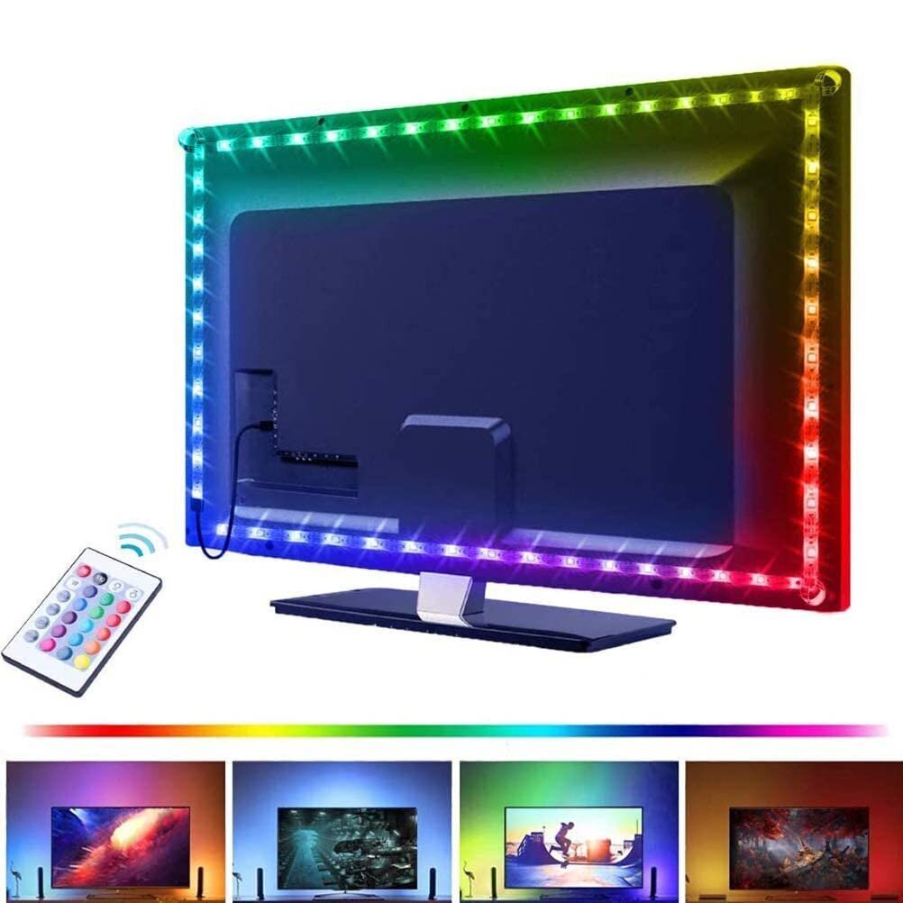 RGB LED Tape 5m toiteallika ja puldiga hind ja info | LED ribad | kaup24.ee