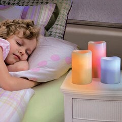 Светодиодные RGB-свечи, 3 шт цена и информация | Детали интерьера | kaup24.ee
