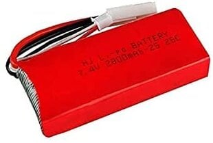 Литий-ионный аккумулятор 7,4V 2800mAH 1 шт. для Revell Boat 24128 Maxi FT009 цена и информация | Смарттехника и аксессуары | kaup24.ee