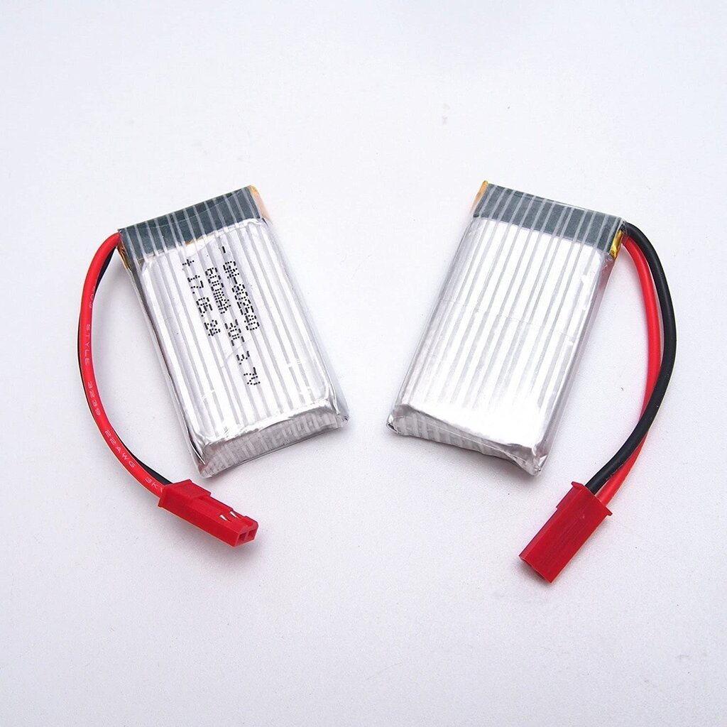 2 tk JXD 509G-22 3.7V 600mAh Li-po aku koos JST pistikuga JXD 509G RC Quadcopterile цена и информация | Nutiseadmed ja aksessuaarid | kaup24.ee