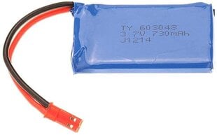 1 tk laetav Lipo aku (3.7V 730mAh) Wltoys V636 V686 V686G V686K JJRC V686 Quadricopter Drone jaoks цена и информация | Смарттехника и аксессуары | kaup24.ee