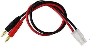 1 Шт. Tamiya Кабель для подзарядки на 4 мм золотом контакте Banana Plug 14AWG 30 CM цена и информация | Смарттехника и аксессуары | kaup24.ee