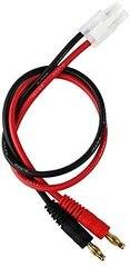 1 Шт. Tamiya Кабель для подзарядки на 4 мм золотом контакте Banana Plug 14AWG 30 CM цена и информация | Смарттехника и аксессуары | kaup24.ee