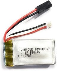 7.4V 850mAh laetav Lipo aku 1/16 XLH 9130 9136 9137 RC 4WD Rocker Crawler veoauto jaoks. hind ja info | Nutiseadmed ja aksessuaarid | kaup24.ee