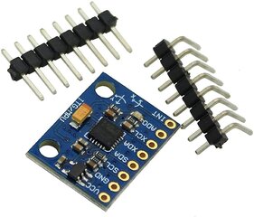 1 tk moodul GY-521 MPU-6050 3-teljeline güroskoop ja kiirendusmõõtur Arduino jaoks цена и информация | Смарттехника и аксессуары | kaup24.ee