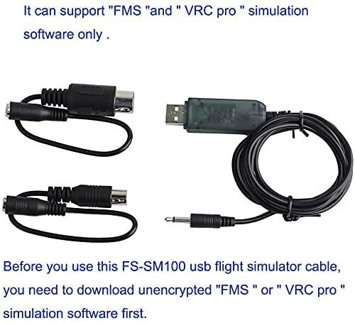 Flysky i6 i4 FS-TH9X T6 FS-T4B GT3 FS-GT2 kaugjuhtimispult RC lennusimulaatori USB adapteri kaabel hind ja info | Nutiseadmed ja aksessuaarid | kaup24.ee