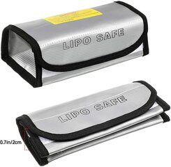 Lipo Bag Огнеупорная сумка для аккумуляторов Идеально подходит для зарядки огнеупорных аккумуляторов Lipo, (Размер 185 x 75 x 60 см) цена и информация | Смарттехника и аксессуары | kaup24.ee