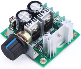 13KHz PWM DC контроллер скорости двигателя 12-40V 10A  цена и информация | Смарттехника и аксессуары | kaup24.ee