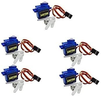 5 tk Micro Servomotor 9G RC Helikopter Lennuk Paat kontrollib Robot Mini Servo hind ja info | Nutiseadmed ja aksessuaarid | kaup24.ee