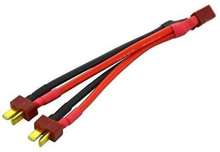1 шт. параллельный T-Deans кабель вилка для мужских и женских разъемов для RC LiPo батареи цена и информация | Смарттехника и аксессуары | kaup24.ee