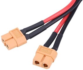 XT60 штекерный разъем кабеля-адаптера для параллельного разъема батареи 14Awg кабель для Rc Lipo (1 женский на 2 мужских), 1 шт. цена и информация | Смарттехника и аксессуары | kaup24.ee