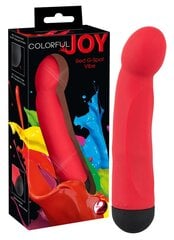 Värviline G-punkti vibraator You2Toys Joy Red Vibe цена и информация | Вибраторы | kaup24.ee