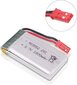 1 tk Quadrikopteri aku, 3.7V 1800mAh 25C li-po aku koos JST pistikuga ja USB laadimiskaabliga JJRC H11D H11C HQ898B RC helikopterile цена и информация | Nutiseadmed ja aksessuaarid | kaup24.ee