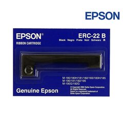 Epson ERC 22 ERC22 lindi kassett Must hind ja info | Printeritarvikud | kaup24.ee