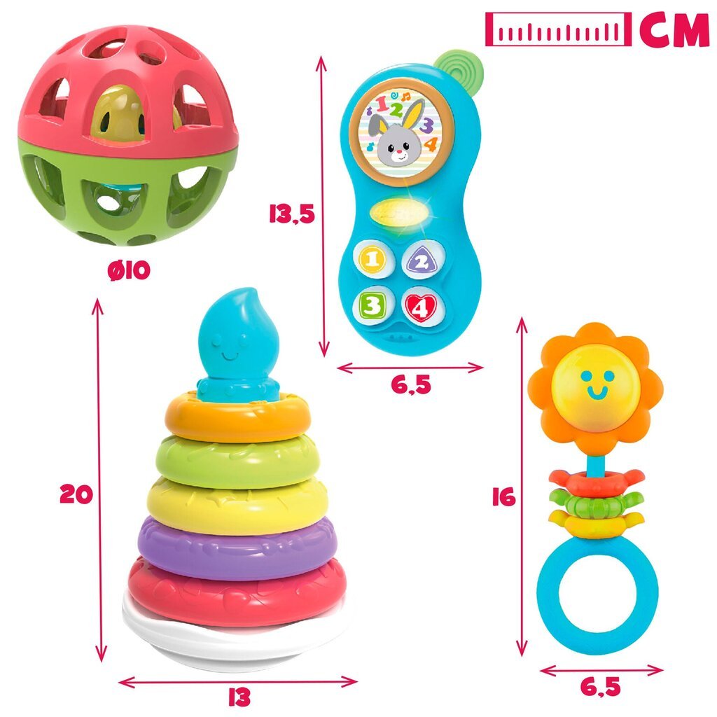Sensoorsete mänguasjade komplekt Winfun, 0 kuud hind ja info | Imikute mänguasjad | kaup24.ee