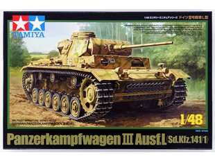 Сборная модель Tamiya - Panzerkampfwagen III Ausf. L Sd.Kfz. 141/1, 1/48, 32524 цена и информация | Конструкторы и кубики | kaup24.ee