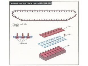 Rye Field Model - Challenger 2 TR60 workable tracks, 1/35, 5054 цена и информация | Конструкторы и кубики | kaup24.ee