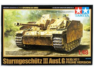 Сборная модель Tamiya - Sturmgeschütz III Ausf. G Sd.Kfz. 142/1 Frühe Version, 1/48, 32540 цена и информация | Конструкторы и кубики | kaup24.ee