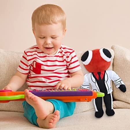 Pehmete plüüsist mänguasjade Rainbow friends, punane ülikonnaga, 30 cm hind ja info | Pehmed mänguasjad | kaup24.ee
