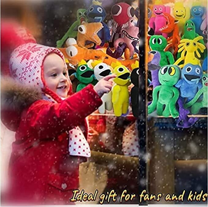 Pehmete plüüsist mänguasjade Rainbow friends, maandumine kaevu padjalt цена и информация | Pehmed mänguasjad | kaup24.ee