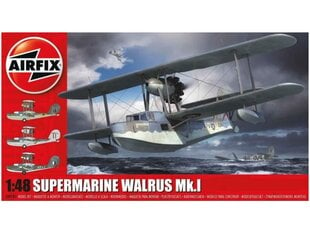 Airfix - Supermarine Walrus Mk.I, 1/48, A09183 hind ja info | Klotsid ja konstruktorid | kaup24.ee
