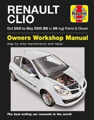 Renault Clio Petrol & Diesel 05-09 hind ja info | Reisiraamatud, reisijuhid | kaup24.ee