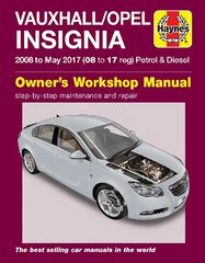 Vauxhall/Opel Insignia ('08-May 17) 08 to 17 reg hind ja info | Reisiraamatud, reisijuhid | kaup24.ee