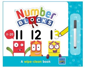 Numberblocks 11-20: A Wipe-Clean Book цена и информация | Книги для малышей | kaup24.ee