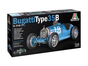 Italeri - Bugatti Type 35B, 1/12, 4710 цена и информация | Конструкторы и кубики | kaup24.ee