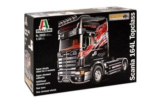 Italeri - Scania 164 L Top Class, 1/24, 3922 hind ja info | Klotsid ja konstruktorid | kaup24.ee