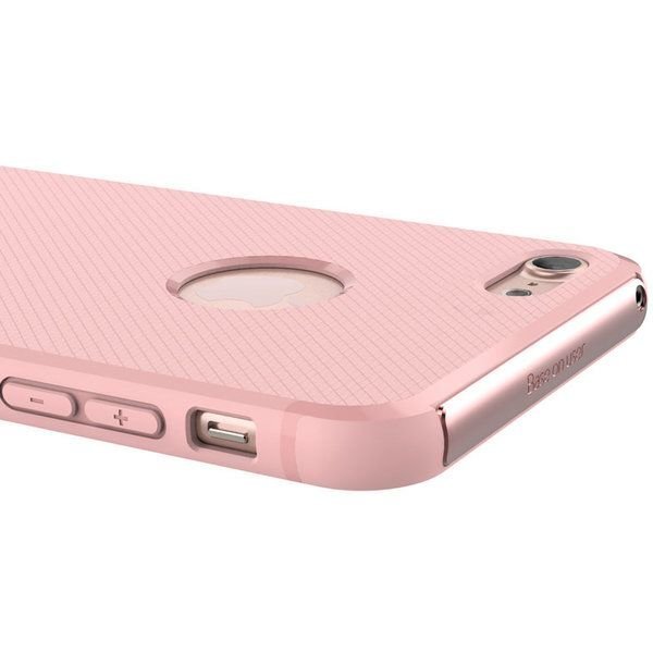 Kaitseümbris Baseus Hermit Bracket Case, sobib iPhone 7 FRAPIPH7-YZ04, roosa hind ja info | Telefoni kaaned, ümbrised | kaup24.ee