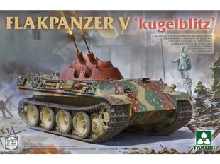 Сборная пластиковая модель Takom - Flakpanzer V Kugelblitz, 1/35, 2150 цена и информация | Конструкторы и кубики | kaup24.ee