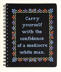 Carry Yourself with the Confidence of a Mediocre White Man Notebook hind ja info | Eneseabiraamatud | kaup24.ee