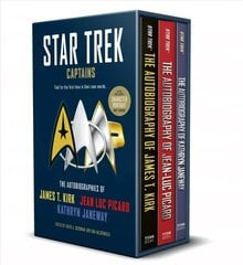 Star Trek Captains - The Autobiographies: Boxed set with slipcase and character portrait art of Kirk, Picard and Janeway a utobiographies hind ja info | Kunstiraamatud | kaup24.ee