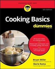 Cooking Basics For Dummies, 5th Edition 5th Edition hind ja info | Retseptiraamatud | kaup24.ee