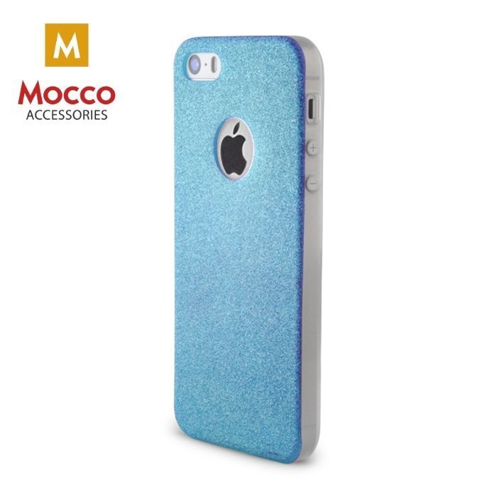 Telefoni ümbris Mocco Glitter Ultra Back Case 0.3 mm, sobib Samsung A510 Galaxy A5 (2016) telefonile, sinine hind ja info | Telefoni kaaned, ümbrised | kaup24.ee