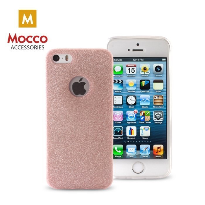 Telefoni ümbris Mocco Glitter Ultra Back Case 0.3 mm, sobib Samsung A310 Galaxy A3 (2016) telefonile, roosa цена и информация | Telefoni kaaned, ümbrised | kaup24.ee