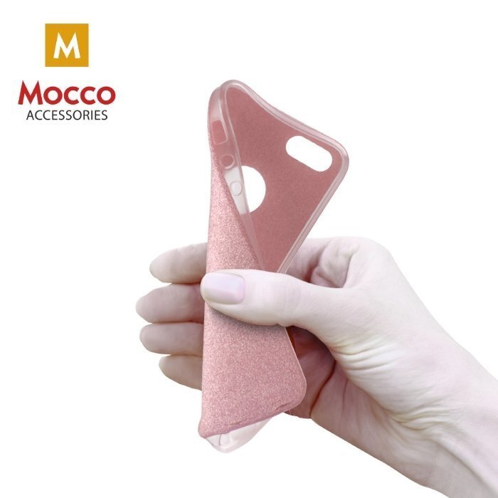 Telefoni ümbris Mocco Glitter Ultra Back Case 0.3 mm, sobib Samsung A310 Galaxy A3 (2016) telefonile, roosa hind ja info | Telefoni kaaned, ümbrised | kaup24.ee