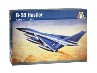 Сборная пластиковая модель. Italeri - B-58 Hustler, 1/72, 1142 цена и информация | Конструкторы и кубики | kaup24.ee