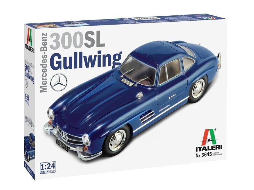 Italeri - Mercedes-Benz 300 SL "Gullwing", 1/24, 3645 hind ja info | Klotsid ja konstruktorid | kaup24.ee