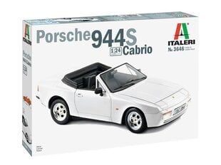 Italeri - Porsche 944S Cabrio, 1/24, 3646 hind ja info | Klotsid ja konstruktorid | kaup24.ee