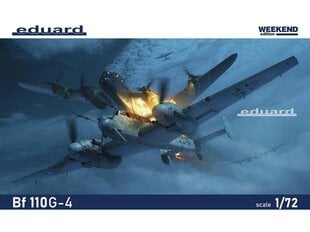 Eduard - Messerschmitt Bf 110G-4 Weekend Edition, 1/72, 7465 цена и информация | Конструкторы и кубики | kaup24.ee
