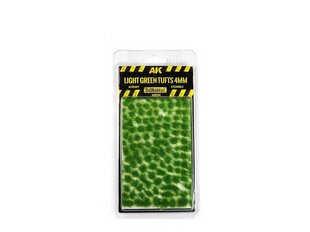 AK Interactive - LIGHT GREEN TUFTS 4MM, AK8244 цена и информация | Принадлежности для рисования, лепки | kaup24.ee