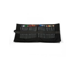 AK Interactive - WEATHERING PENCILS FULL RANGE CLOTH CASE 37 Watercolor Pencils (Komplektis 37 pliiatsit), AK10048 hind ja info | Kunstitarbed, voolimise tarvikud | kaup24.ee