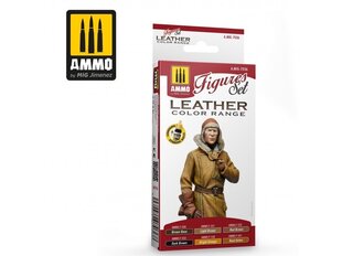 AMMO MIG - Akrüül värvikomplekt LEATHER FIGURES SET, 7036 hind ja info | Kunstitarbed, voolimise tarvikud | kaup24.ee